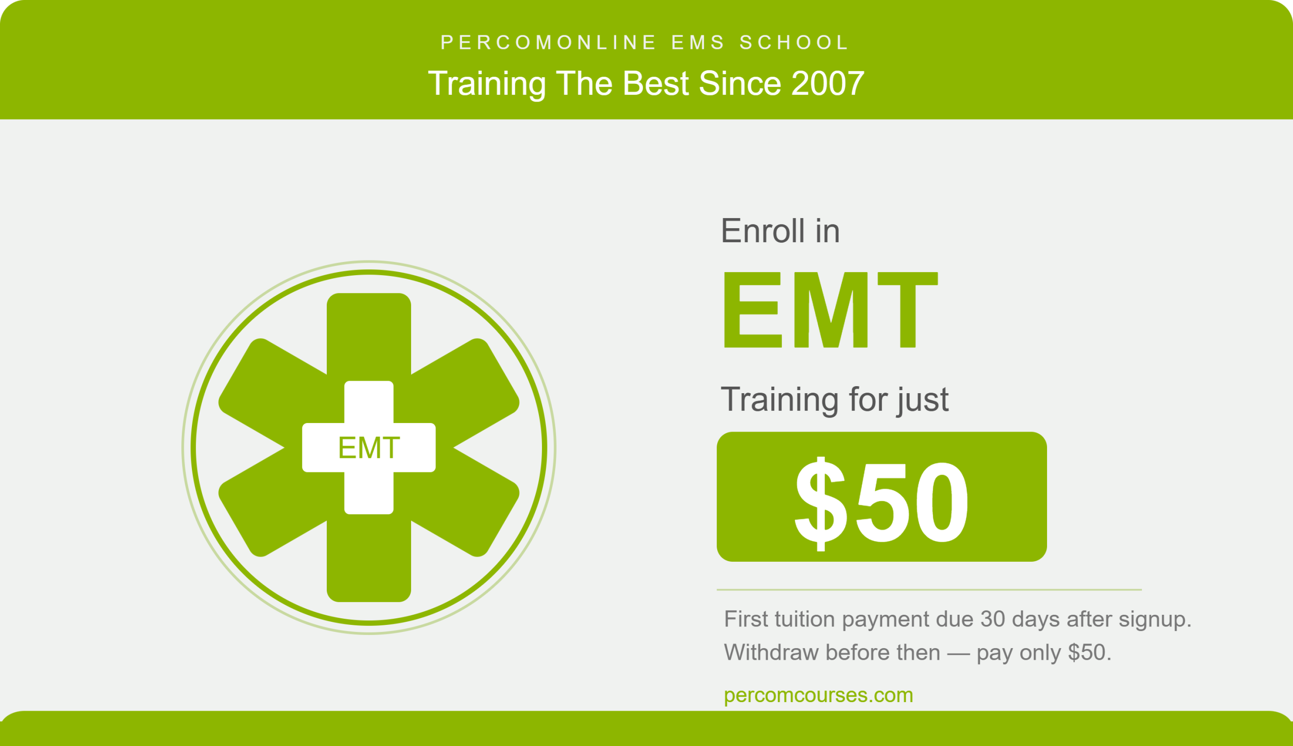 EMT Training with PERCOMOnline